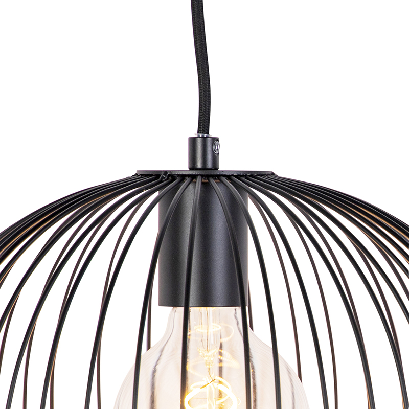 lampe suspension noire - wire dough