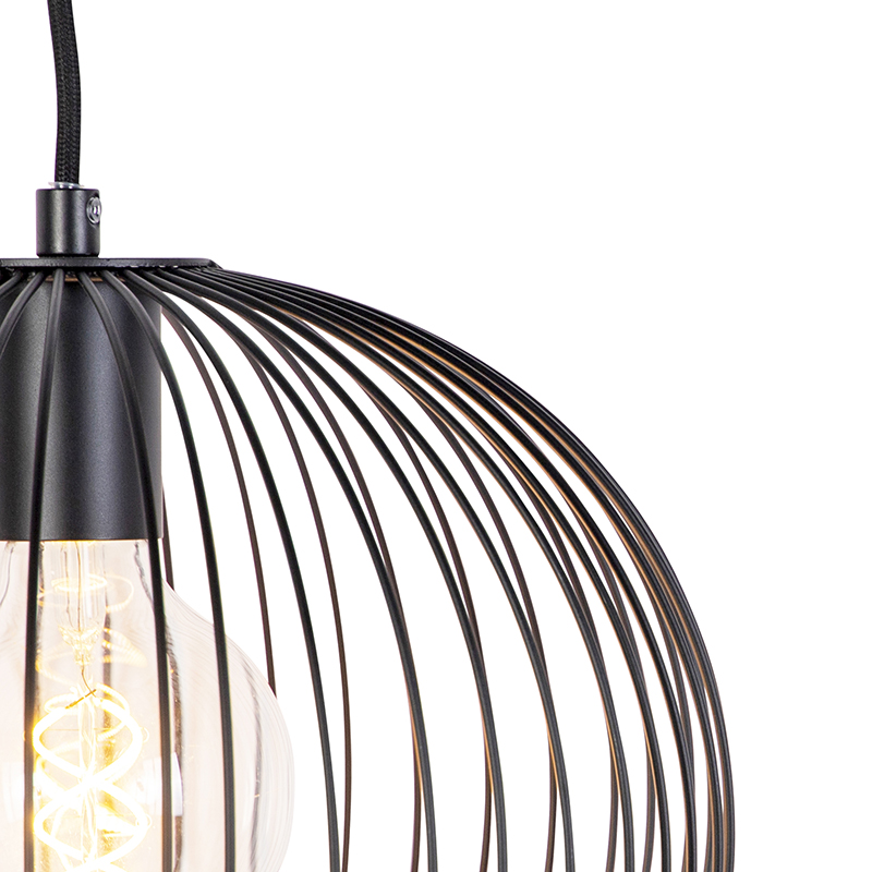 lampe suspension noire - wire dough