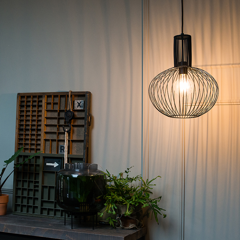 Design hanglamp zwart - Wire Bake Design hanglamp zwart - Wire Bake