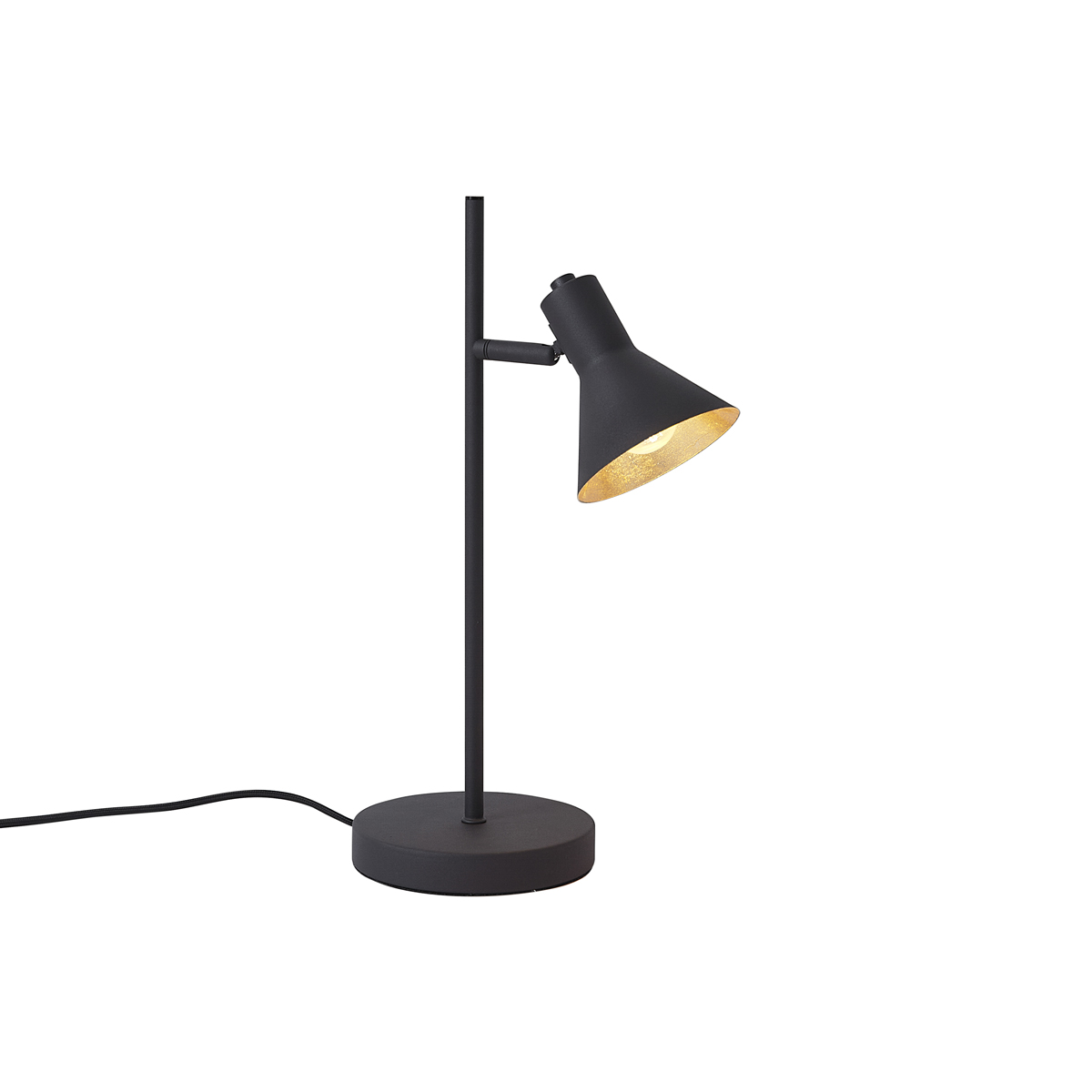Modern asztali lámpa fekete arannyal 1-lámpás - Magno