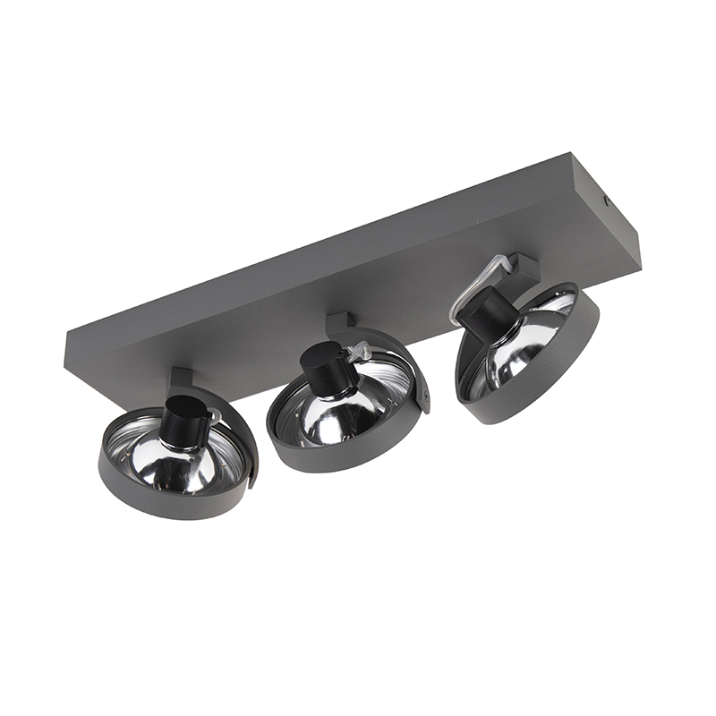 Design Spot Grey Adjustable 3-Light - Go