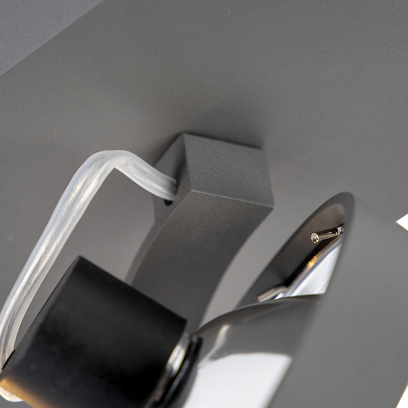 Faretto di design grigio orientabile 3 luci - Go