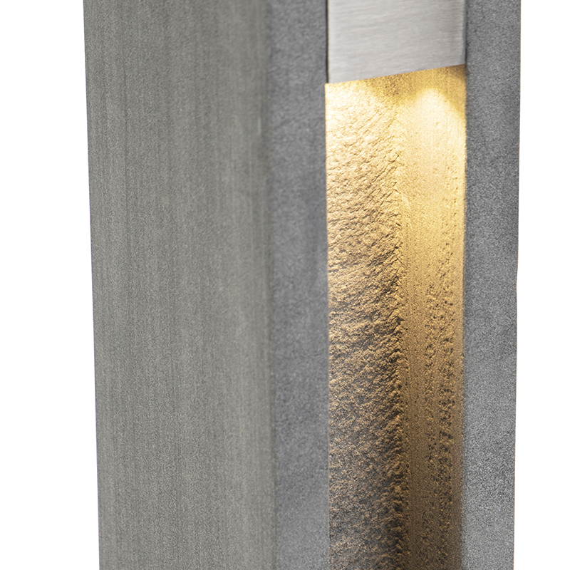 lampe exterieure contemporaine grise 70 cm - sneezy