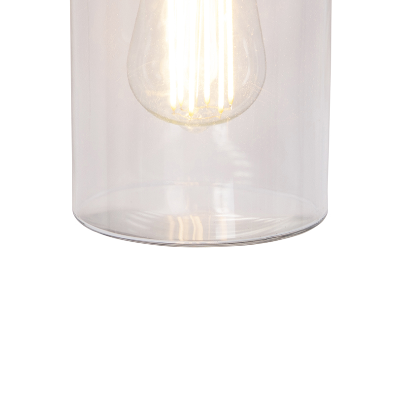 lampe suspendue moderne noir ip44 - jarra