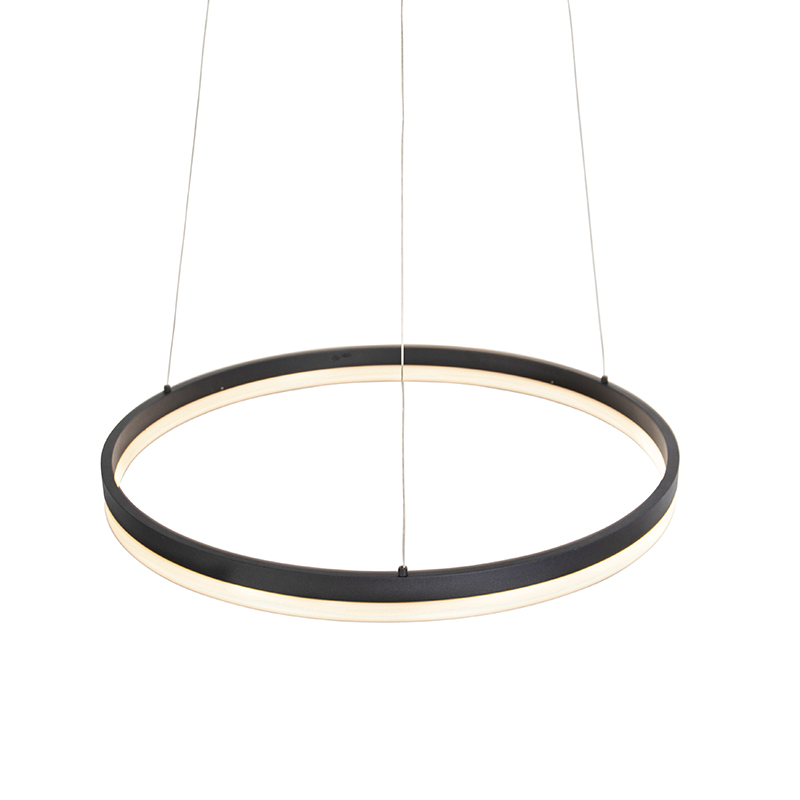 Design Pendant Light Black 60 cm Incl. LED 3-Step Dimmable - Anello