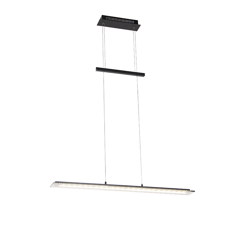 Design hanglamp zwart 88 cm incl. LED 3 staps dimbaar - Cavolo Design hanglamp zwart 88 cm incl. LED 3 staps dimbaar - Cavolo