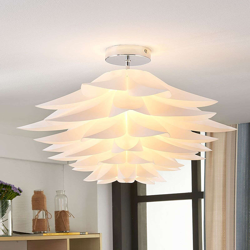 Design plafondlamp wit 50 cm - Rimon
