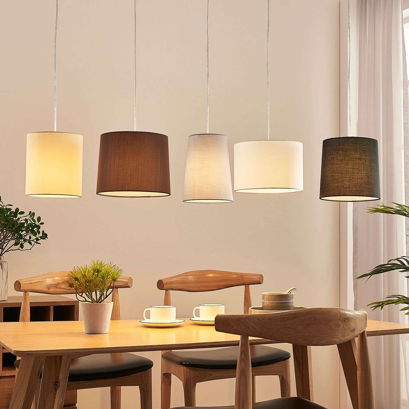 Landelijke hanglamp staal 5-lichts - Hermina Landelijke hanglamp staal 5-lichts - Hermina