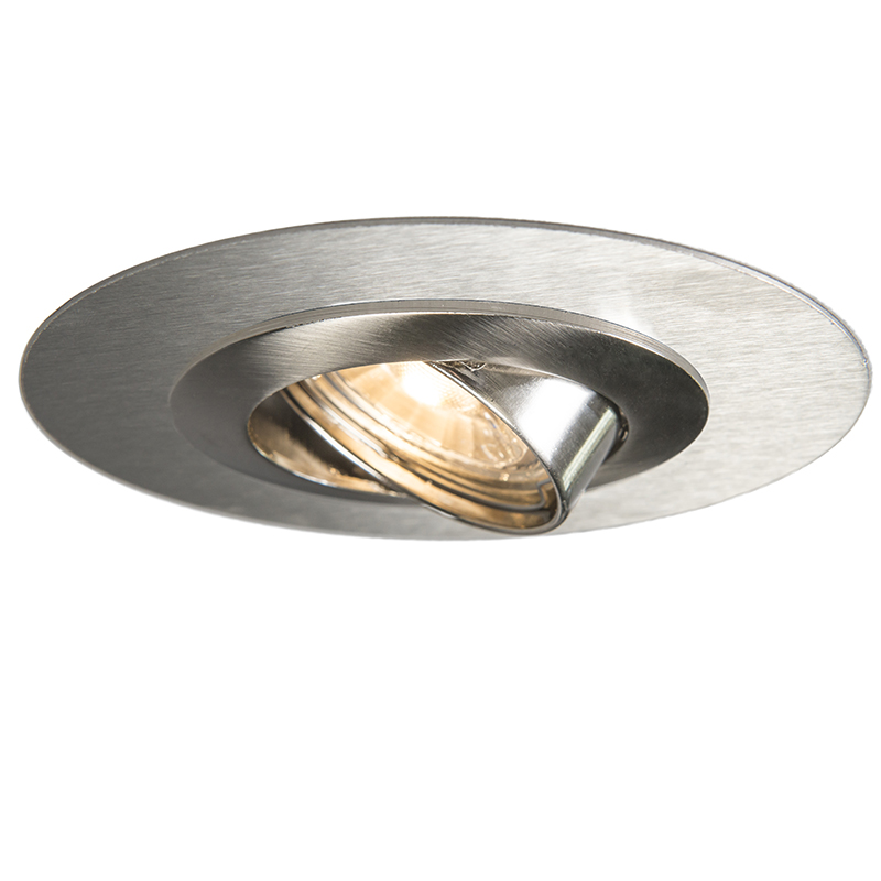 Kruhová zapustená bodová oceľ sklopná s plniacim krúžkom - Edu