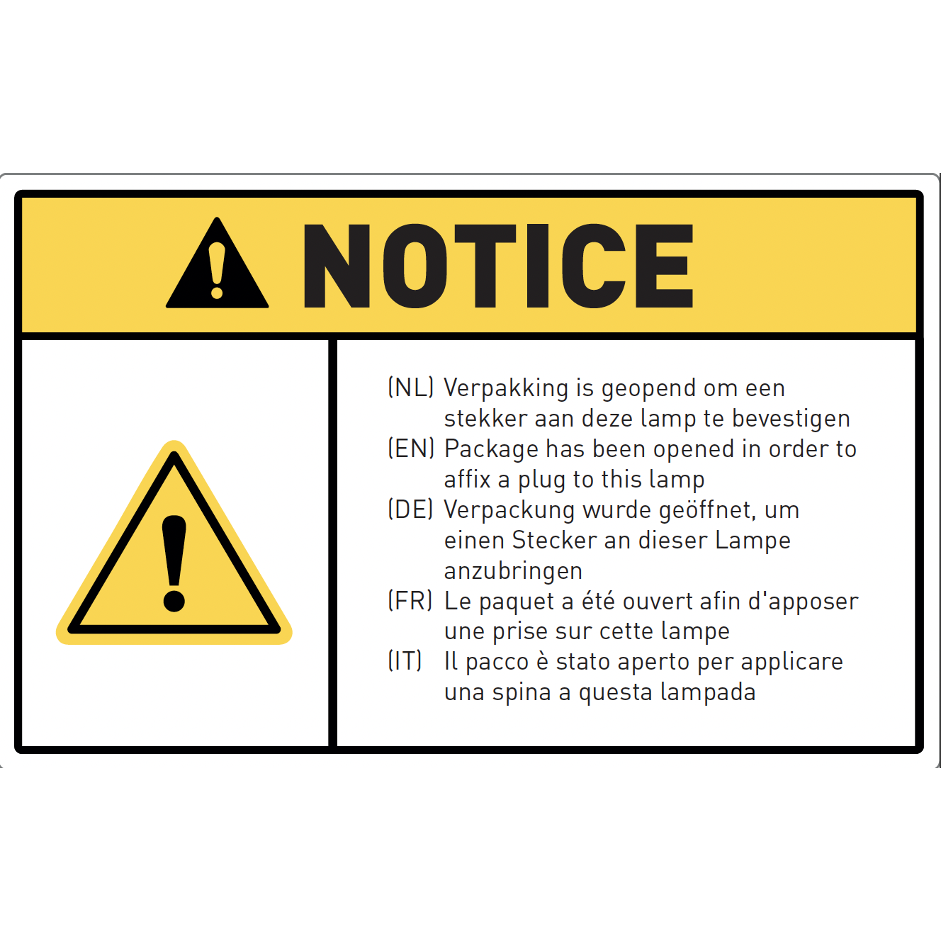 Nálepka so zástrčkou pre Spojené kráľovstvo