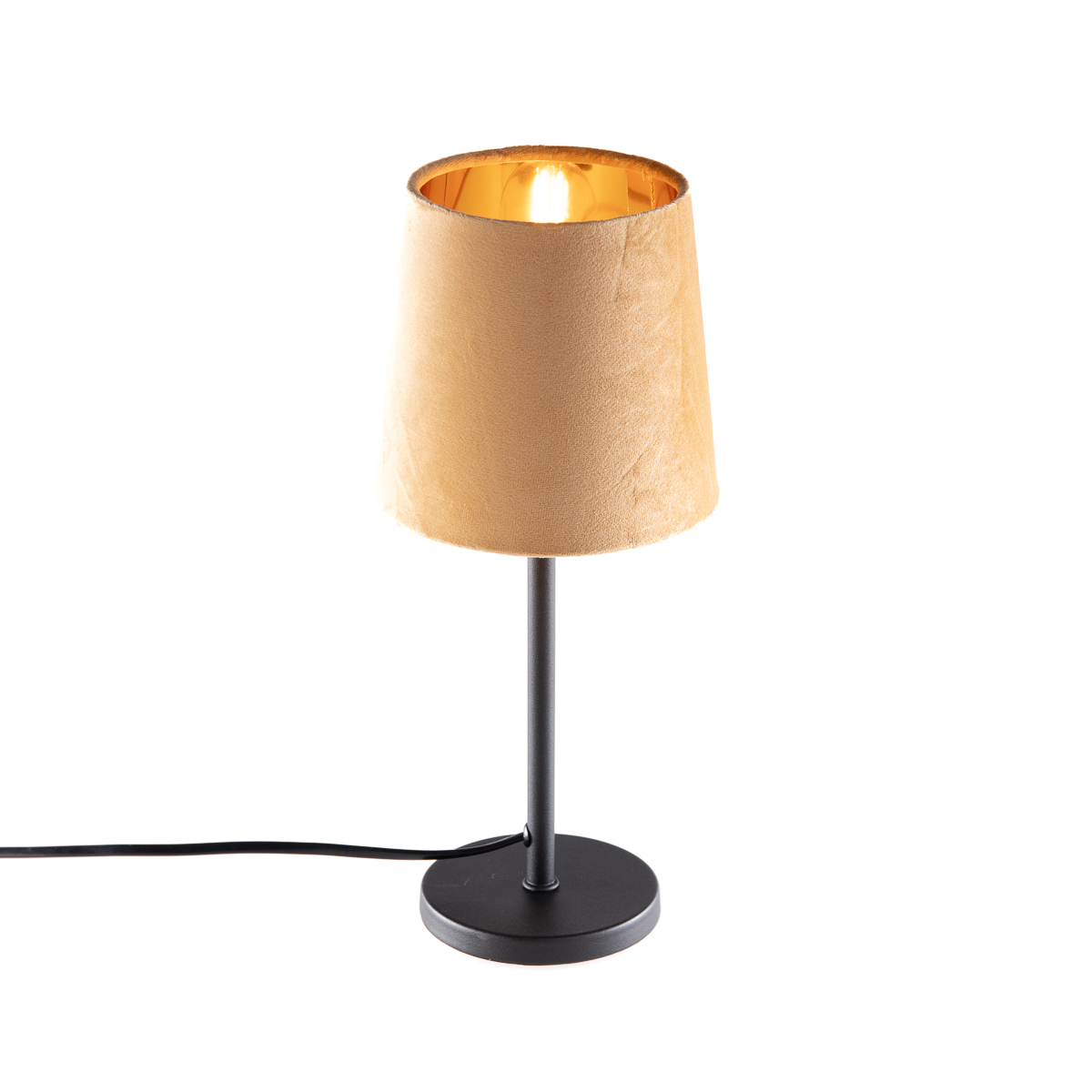 Levně Moderne tafellamp geel E27 - Lakitu