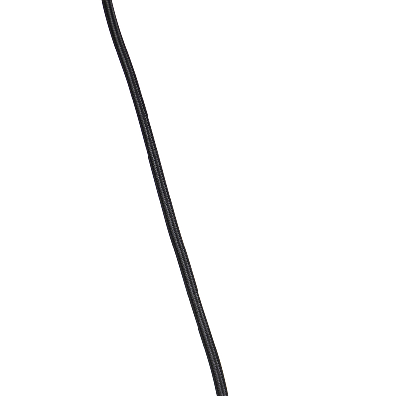 Pendant Light with Velvet Shade Peacock with Gold 40 cm - Combi